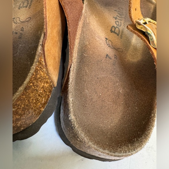 BIRKENSTOCK Betula GIZEH Thong Nubuck Boho Sandals Slides Mules Eva Neutral 7 - Picture 15 of 16